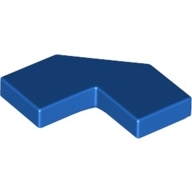 Lego destička roh 2x2 hladká uříznutá, modrá (6333512)